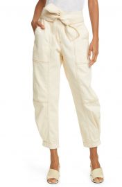 Ulla Johnson Storm Tie Waist Tapered Jeans   Nordstrom at Nordstrom